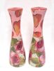 Hearts and Roses Tall Salt and Pepper Shakers Hearts and Roses Tall Salt and Pepper Shakers