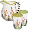 Tiptoe Tulips Pitcher Set