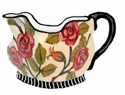 Red Rose Gravy Boat