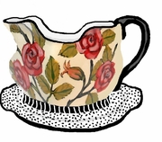 Red Rose Gravy Set