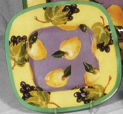 Fall Apple Small Square Platter