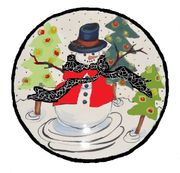 Snowman/Dessert Plate