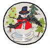 Snowman/Dessert Plate