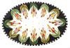 Tiptoe Tulips Small Oval Platter
