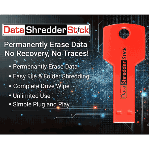 Deleted Data Stick for Windows 11 | Permanent File Shredder & Data Sanitization USB