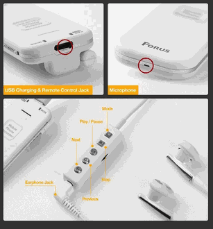 FSV-U2-Voice Activated One Touch Voice/ Cell Phone Recording Device
