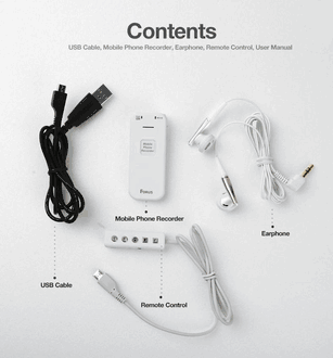 FSV-U2-Voice Activated One Touch Voice/ Cell Phone Recording Device