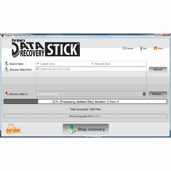 Data Recovery Stick for Windows: Professional Forensic File Restoration Tool