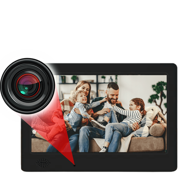 Hidden Camera Digital Photo Frame Clock |1080P WiFi Spy Cam with Moti