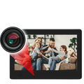 Hidden Camera Digital Photo Frame Clock |1080P WiFi Spy Cam with Moti