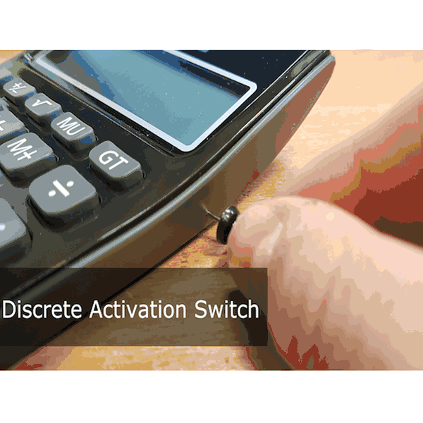 Spy Calculator Voice Activated Audio Recorder 75 Day Battery Black Vox