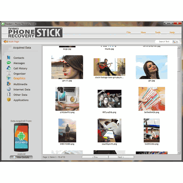 Android Phone Recovery Stick | Professional Mobile Forensic Data Retrieval by Paraben