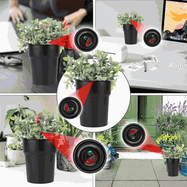 WiFi Hidden Camera  w/ Audio Spy/Nanny Cam Motion Activated with Long Battery Life