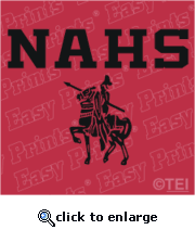 NA Red Blanket-Sweatshirt Material 50"x60"