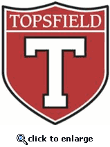 Topsfield Soccer Short Sleeve T-Shirt Grey With Left Chest Print