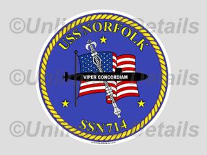 SSN-714 Decal