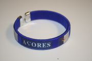 1 ACORES COUNTRY FLAG FLEXIBLE METAL NYLON BRACELET ... NEW