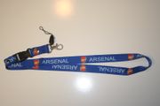 1 ARSENAL BLUE SOCCER FOOTBALL CLUB LANYARD KEYCHAIN PASSHOLDER .. NEW