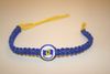 1 BARBADOS COUNTRY FLAG BLUE WOVEN BRACELET ... CRICKET SOCCER ...NEW
