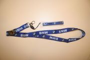 1 BMW LANYARD + 1 BMW BRACELET... BMW LOVERS VARIETY PACK ... NEW