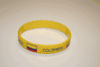 1 COLOMBIA YELLOW COUNTRY FLAG SILICONE BRACELET ...NEW