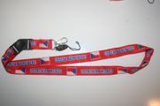 1 CZECH REPUBLIC RED COUNTRY FLAG LANYARD KEYCHAIN PASSHOLDER .. NEW