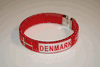 1 DENMARK RED COUNTRY FLAG BRACELET ... NEW