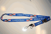 1 DOMINICAN REPUBLIC BLUE LANYARD KEYCHAIN PASSHOLDER ... COUNTRY FLAG ... NEW