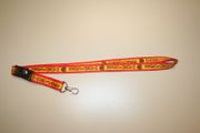 1 ESPANA YELLOW AND RED LANYARD KEYCHAIN PASSHOLDER WORLD CUP SOCCER...NEW
