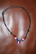 1 FRANCE COUNTRY FLAG METAL NECKLACE FIFA WORLD CUP SOCCER NEW
