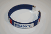 1 FRANCE COUNTRY FLAG NYLON FLEXIBLE METAL BRACELET ... FIFA WORLD CUP SOCCER FOOTBALL ... NEW