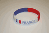 1 FRANCE COUNTRY FLAG WHITE BLUE AND RED SILICONE BRACELET FIFA WORLD CUP SOCCER NEW