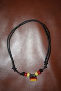 1 GERMANY COUNTRY FLAG METAL ADJUSTABLE NECKLACE FIFA WORLD CUP SOCCER NEW