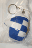 1 GREECE COUNTRY FLAG BOXING GLOVE KEYCHAIN .. NEW