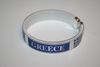 1 GREECE WHITE COUNTRY FLAG FLEXIBLE C BRACELET WRISTBAND... FIFA WORLD CUP SOCCER FOOTBALL .. NEW