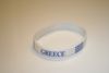 1 GREECE WHITE SOCCER COUNTRY FLAG BRACELET ...FIFA WORLD CUP...NEW