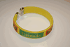 1 GRENADA YELLOW COUNTRY FLAG FLEXIBLE METAL NYLON BRACELET ... NEW