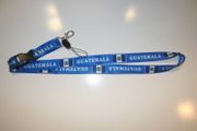 1 GUATEMALA BLUE COUNTRY FLAG LANYARD KEYCHAIN PASSHOLDER ... NEW