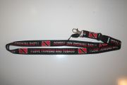 1 " I LOVE TRINIDAD & TOBAGO " BLACK COUNTRY FLAG LANYARDS KEYCHAINS PASSHOLDERS ... NEW