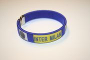1 INTER MILAN BLUE SOCCER FOOTBALL FLEXIBLE METAL NYLON BRACELET ... NEW