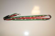 ***SOLD OUT***1 IRAN PERSIAN COUNTRY FLAG STRIPED LANYARD KEYCHAIN PASSHOLDER TICKET HOLDER ... NEW