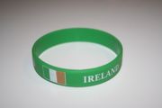 1 IRELAND GREEN COUNTRY FLAG SILICONE BRACELET ... NEW