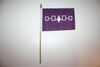 1 IROQUOIS NATIVE 4" X 6" SMALL STICK FLAG ON 10" POLE .. NEW