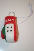 1 ITALIA COUNTRY FLAG BOXING GLOVE KEYCHAIN ... NEW