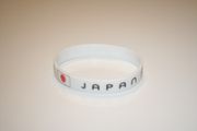1 JAPAN WHITE SOCCER BRACELET WITH COUNTRY FLAG FIFA WORLD CUP....NEW