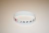 1 JAPAN WHITE SOCCER BRACELET WITH COUNTRY FLAG FIFA WORLD CUP....NEW