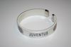 1 JUVENTUS WHITE SOCCER FOOTBALL CLUB FLEXIBLE METAL NYLON BRACELET ... NEW
