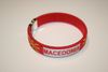 1 MACEDONIA RED METAL COUNTRY FLAG BRACELET ...NEW
