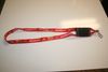 1 MANCHESTER UNITED FC FOOTBALL CLUB CELL PHONE LANYARD KEYCHAIN ... BIG LOGO SOCCER ... NEW
