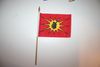 1 MOHAWK OKA NATIVE 4" X 6" SMALL STICK FLAG ON 10" POLE .. NEW